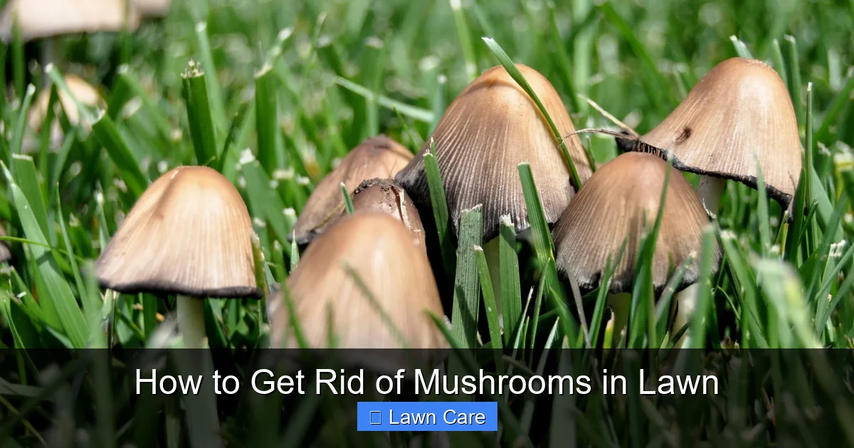 How to Get Rid of Mushrooms in Lawn