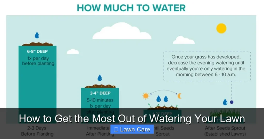 How to Get the Most Out of Watering Your Lawn