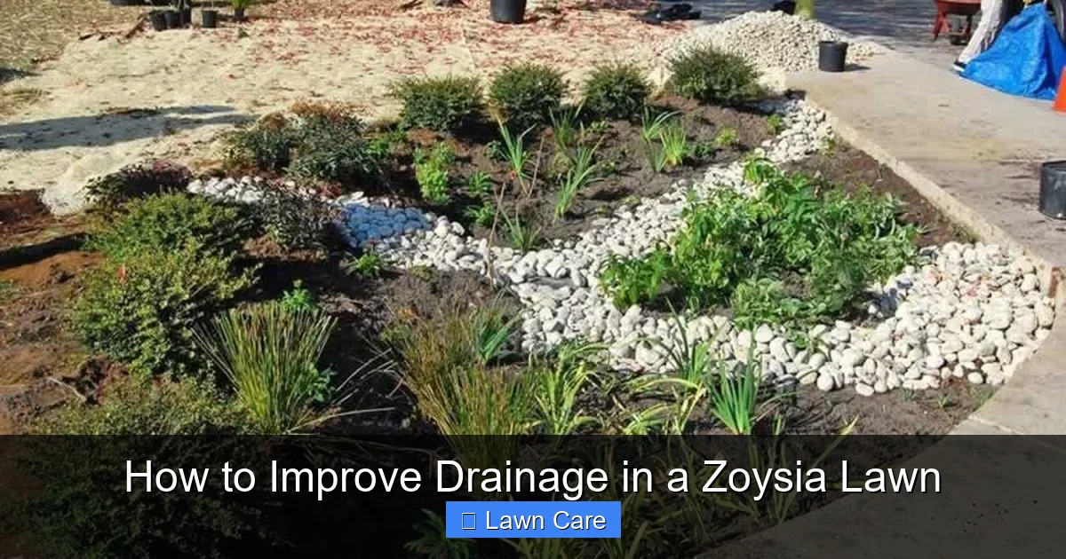 How to Improve Drainage in a Zoysia Lawn