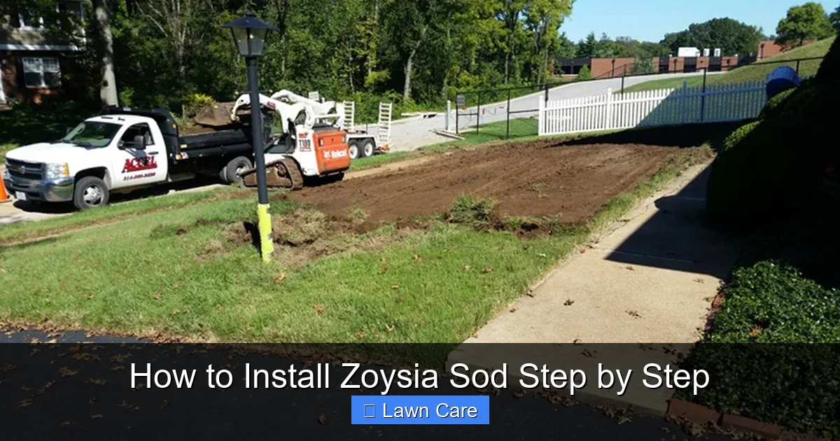 How to Install Zoysia Sod Step by Step