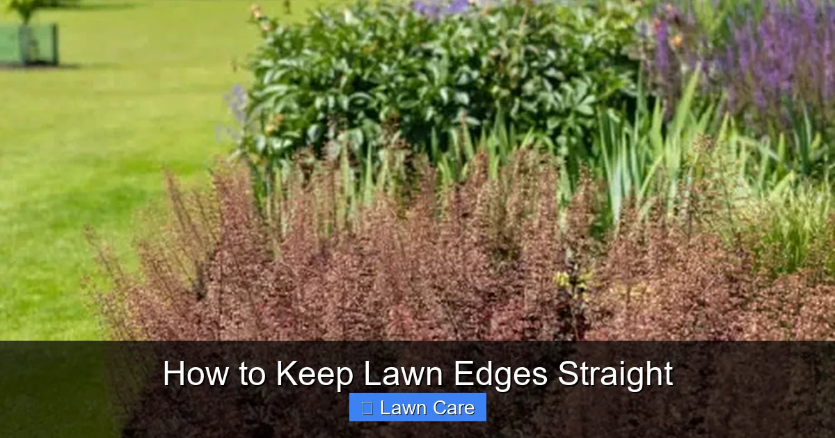 How to Keep Lawn Edges Straight