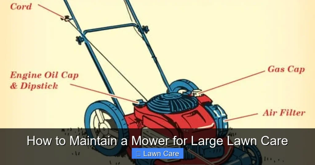 How to Maintain a Mower for Large Lawn Care