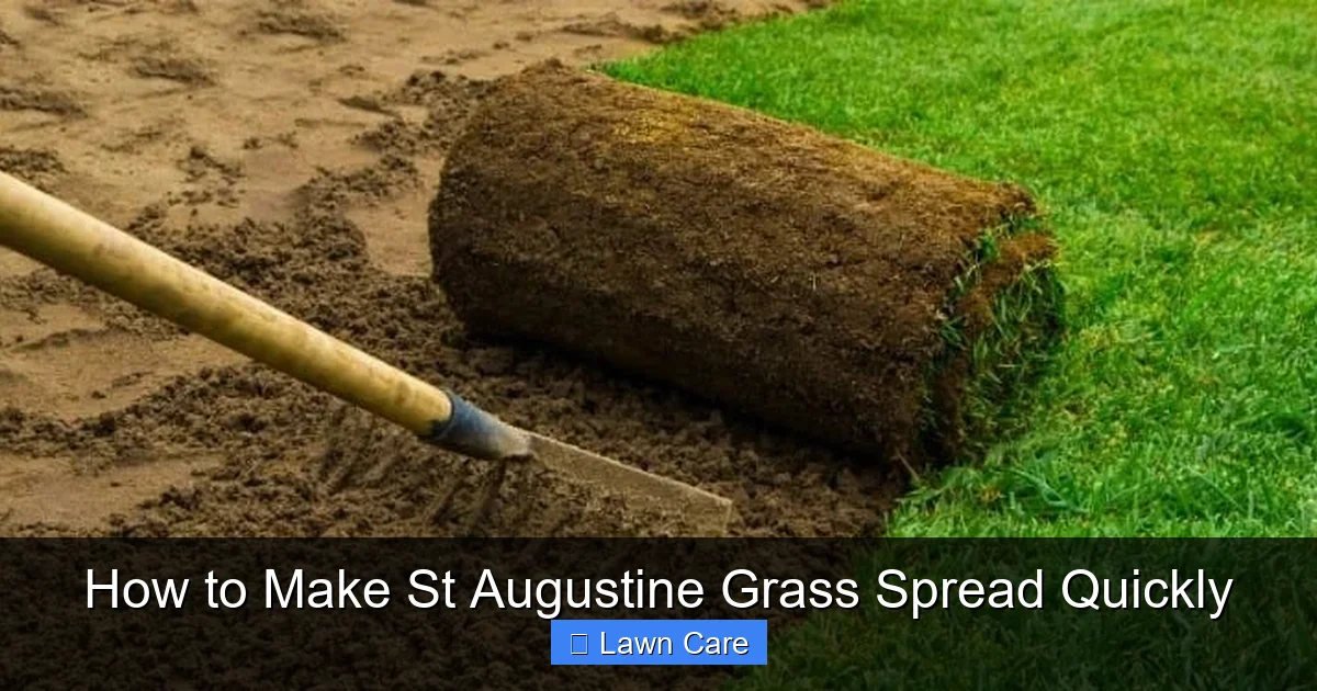 How to Make St Augustine Grass Spread Quickly