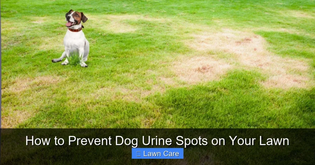 How to Prevent Dog Urine Spots on Your Lawn