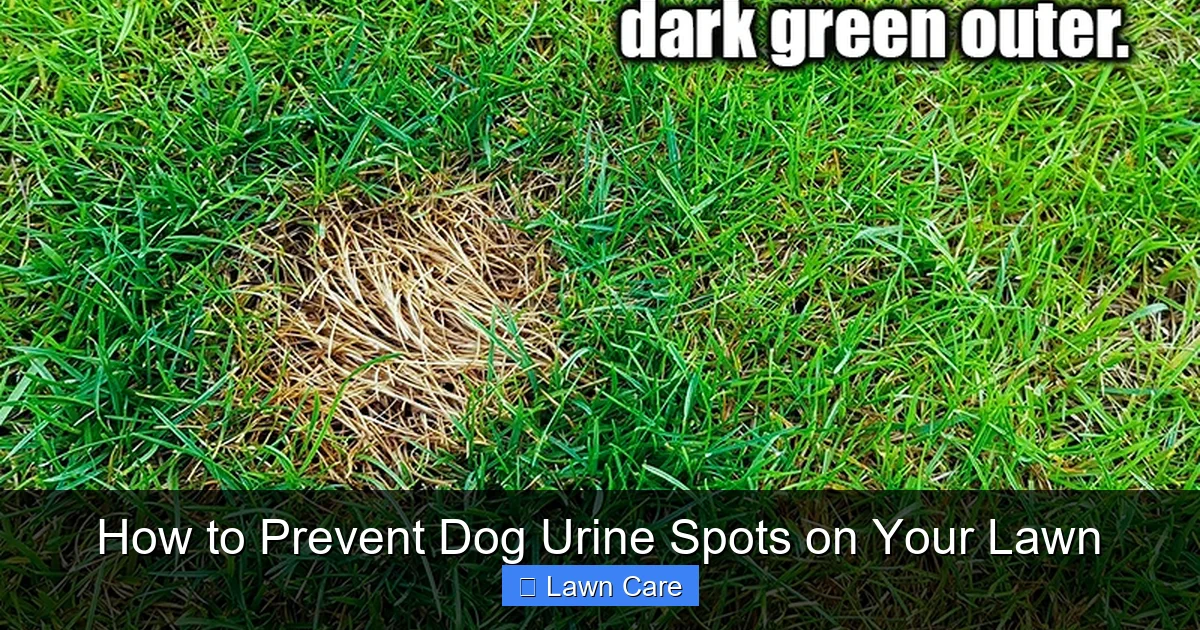 How to Prevent Dog Urine Spots on Your Lawn