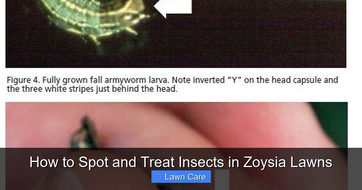 How to Spot and Treat Insects in Zoysia Lawns