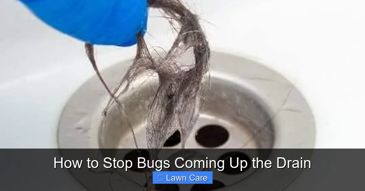 How to Stop Bugs Coming Up the Drain