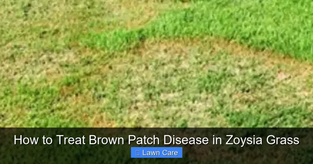 How to Treat Brown Patch Disease in Zoysia Grass