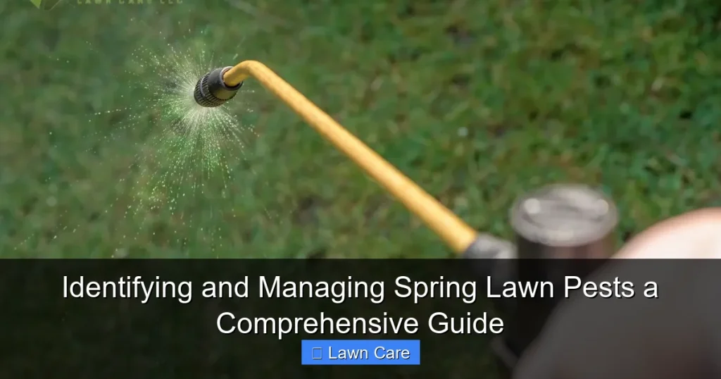 Identifying and Managing Spring Lawn Pests a Comprehensive Guide