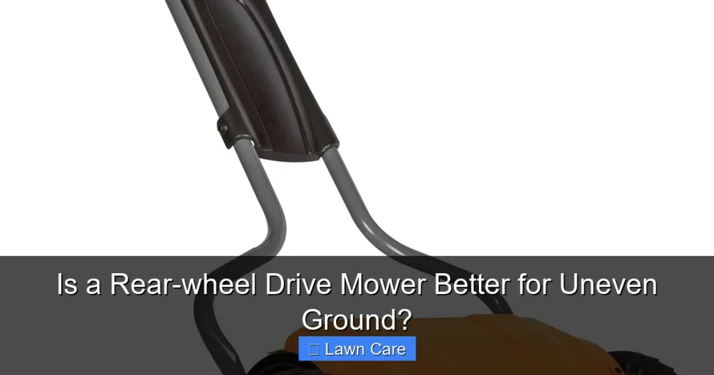 Is a Rear-wheel Drive Mower Better for Uneven Ground?