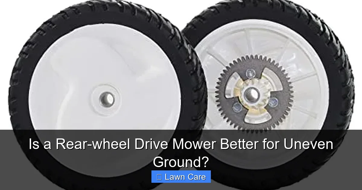 Is a Rear-wheel Drive Mower Better for Uneven Ground?