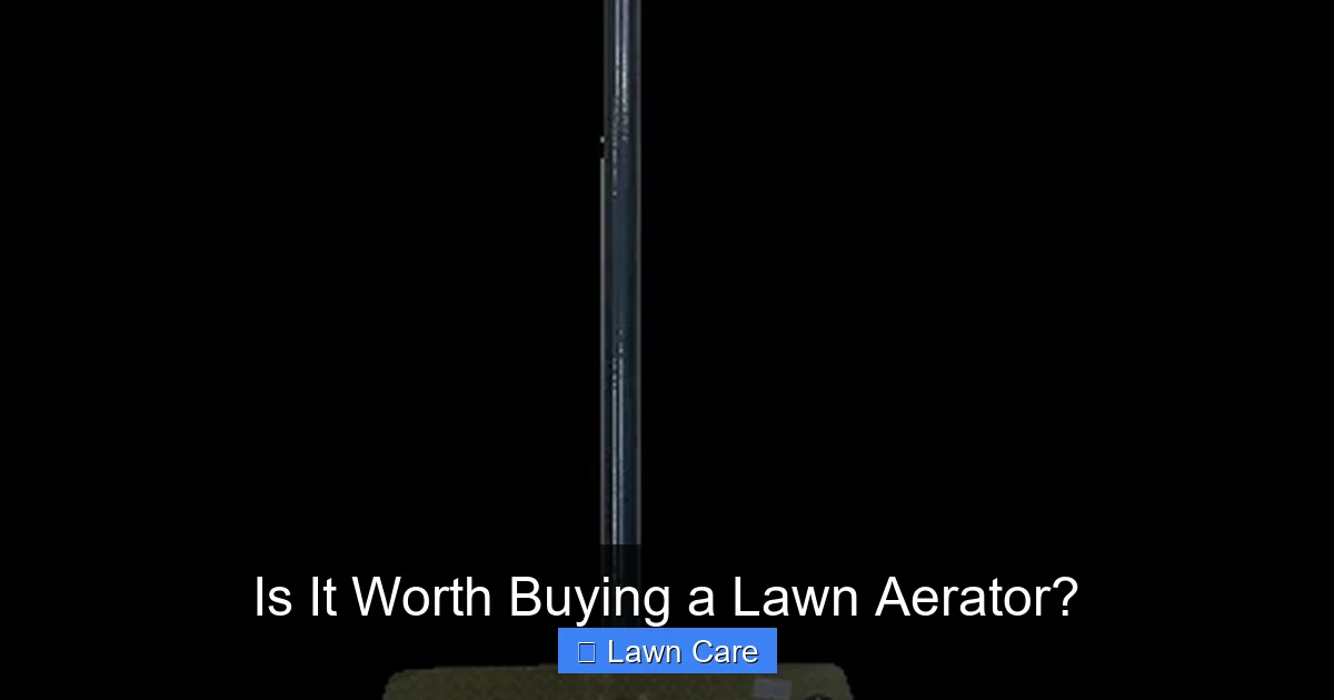 Is It Worth Buying a Lawn Aerator?