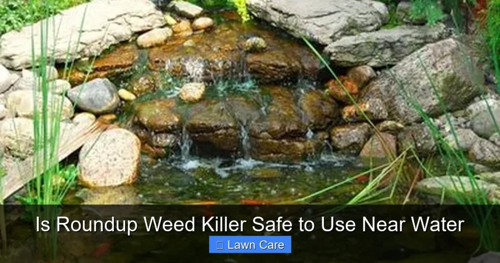 Is Roundup Weed Killer Safe to Use Near Water