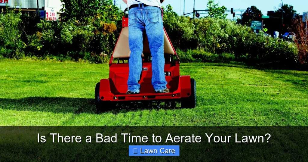 Is There a Bad Time to Aerate Your Lawn?