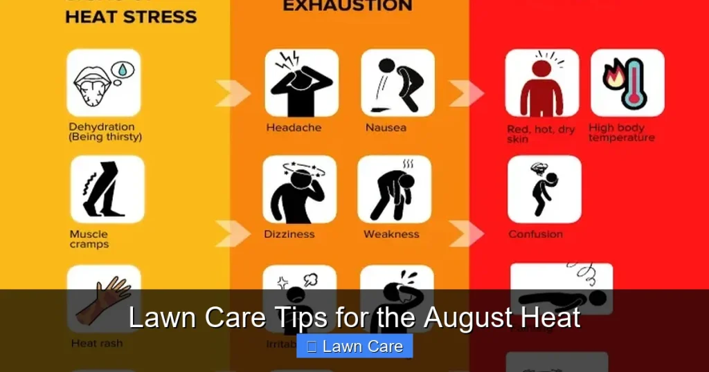 Lawn Care Tips for the August Heat
