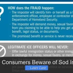 Notice to Consumers Beware of Sod Imposters