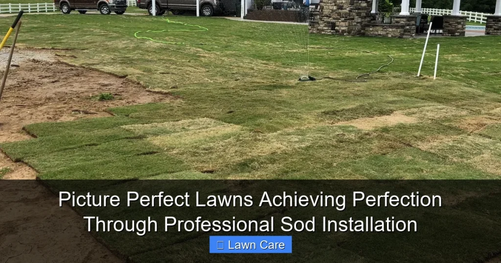 Picture Perfect Lawns Achieving Perfection Through Professional Sod Installation