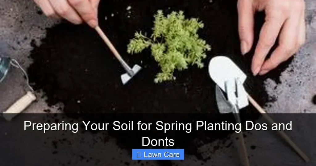 Preparing Your Soil for Spring Planting Dos and Donts