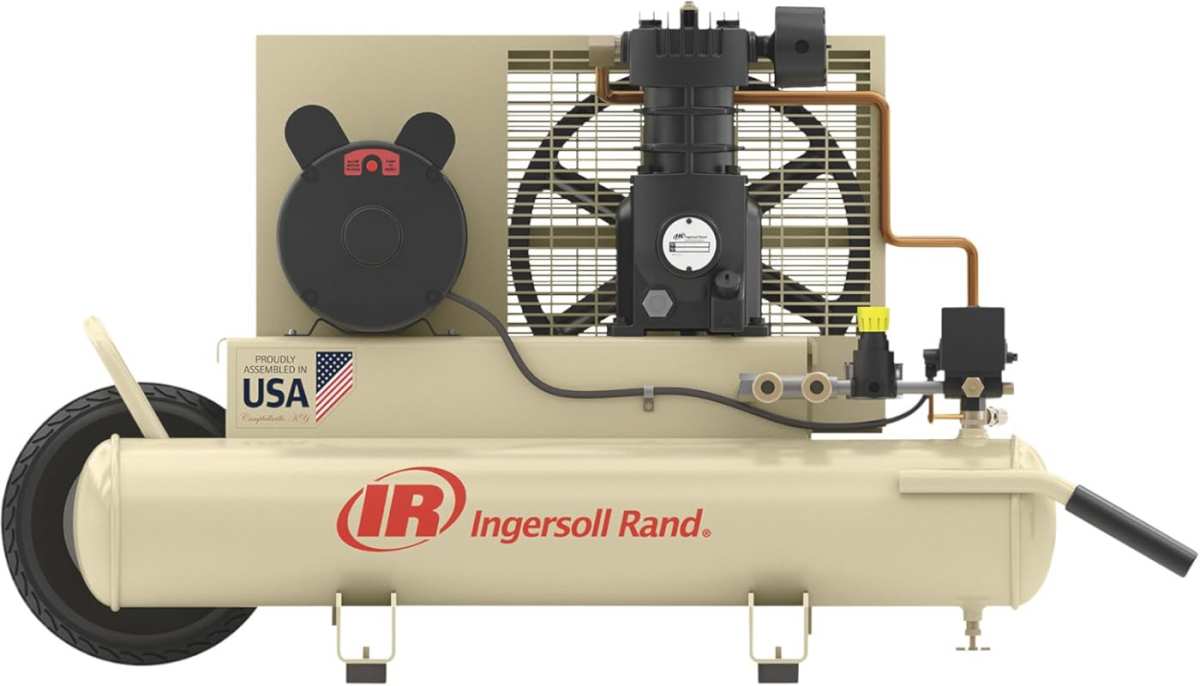 Ingersoll Rand SS3J2-WB 2hp 8 Gallon Single-Stage Air Compressor, 115/