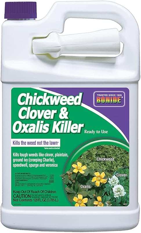 Bonide Chickweed, Clover & Oxalis Killer: Ready-to-Use Lawn Weed & Roo