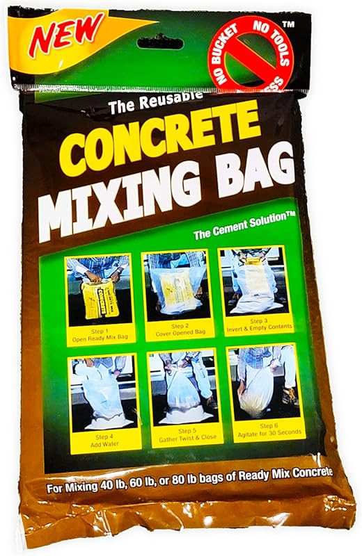The Cement Solution Heavy-Duty Concrete Mixing Bag for Easy Mixing