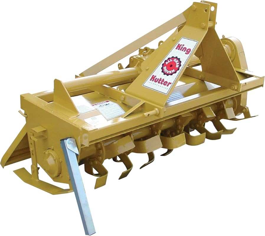 King Kutter TG-48 Gear-Driven Rotary Tiller, 4ft Tiller Width