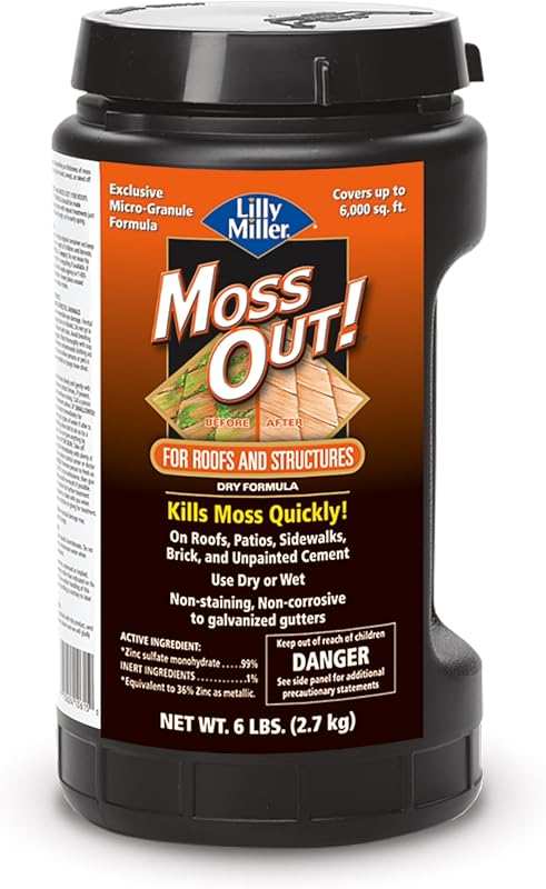 Lilly Miller Moss Out! For Roofs and Structures Dry Formula 6 Pounds