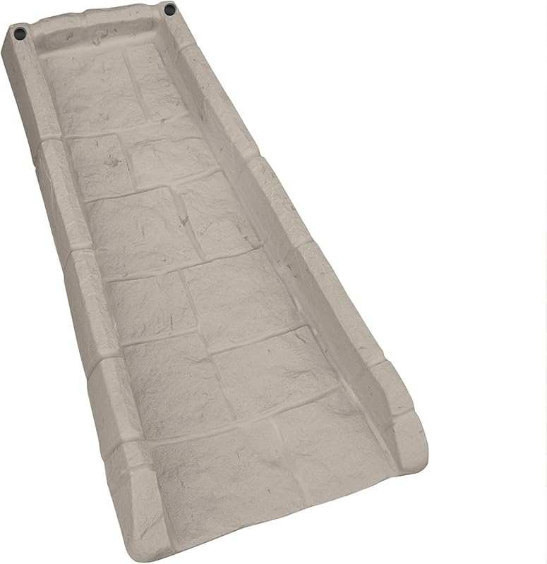 Suncast Decorative Poly Composite Rain Gutter Downspout Splash Block, 