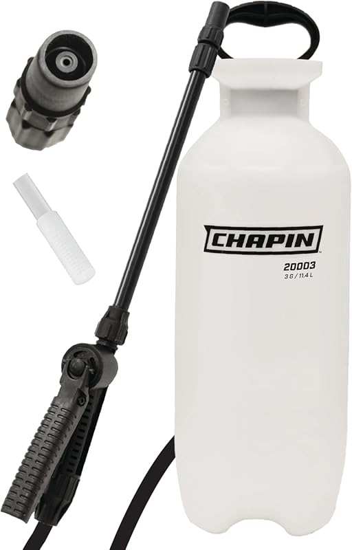 Chapin 3-Gallon 20006 Lawn & Garden Pump Sprayer: Funnel-Top, Anti-Clo