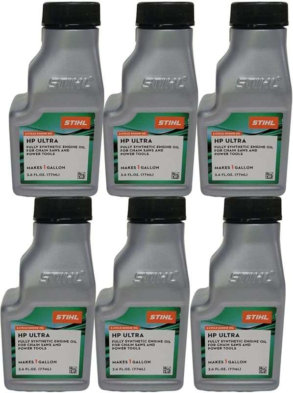 STIHL Ultra 2-Cycle Engine Oil, 2.6 oz, High Performance, 6-Pack