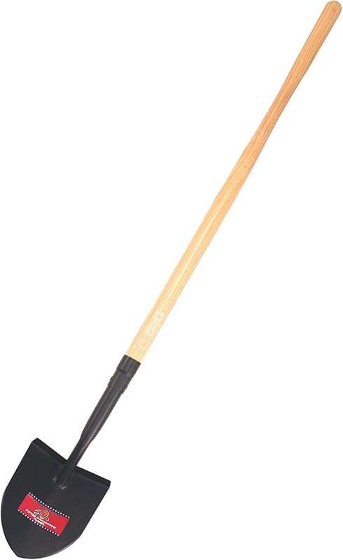 Bully Tools Irrigation Shovel – Heavy Duty 12-Gauge Spade with Ash Han