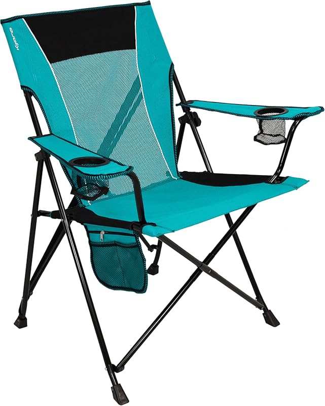 Kijaro Dual Lock Portable Camping Chair, Versatile Folding Sports Chai