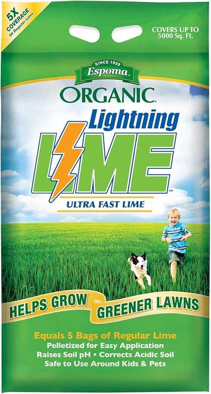 Espoma Organic Lightning Lime: Fast-acting pelletized lime for soil pH