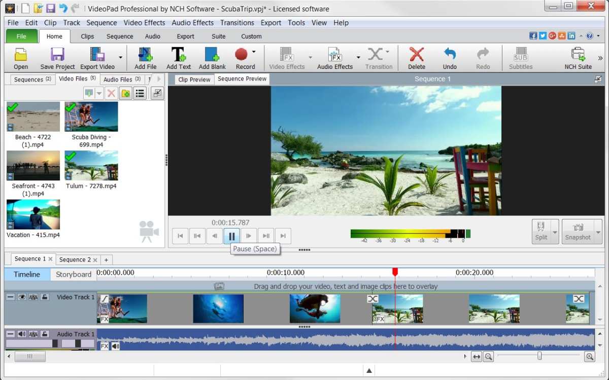 VideoPad Video Editor with Transitions & Effects for Professional Vide