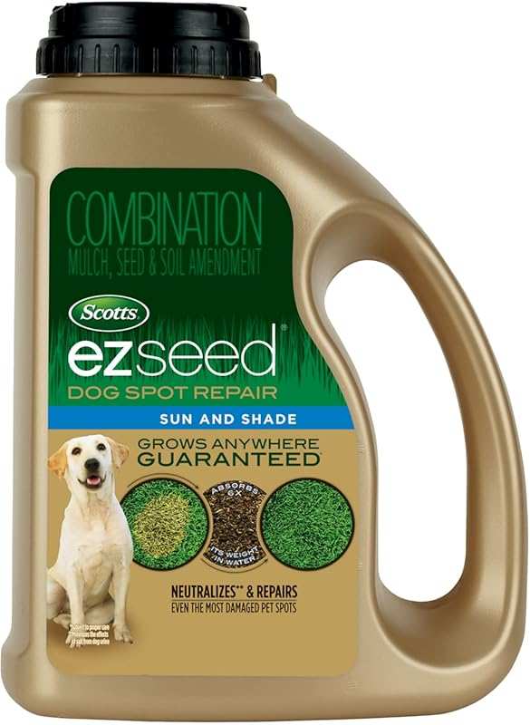 Scotts EZ Seed Dog Spot Repair: Sun & Shade Grass Seed, Mulch, Soil Am