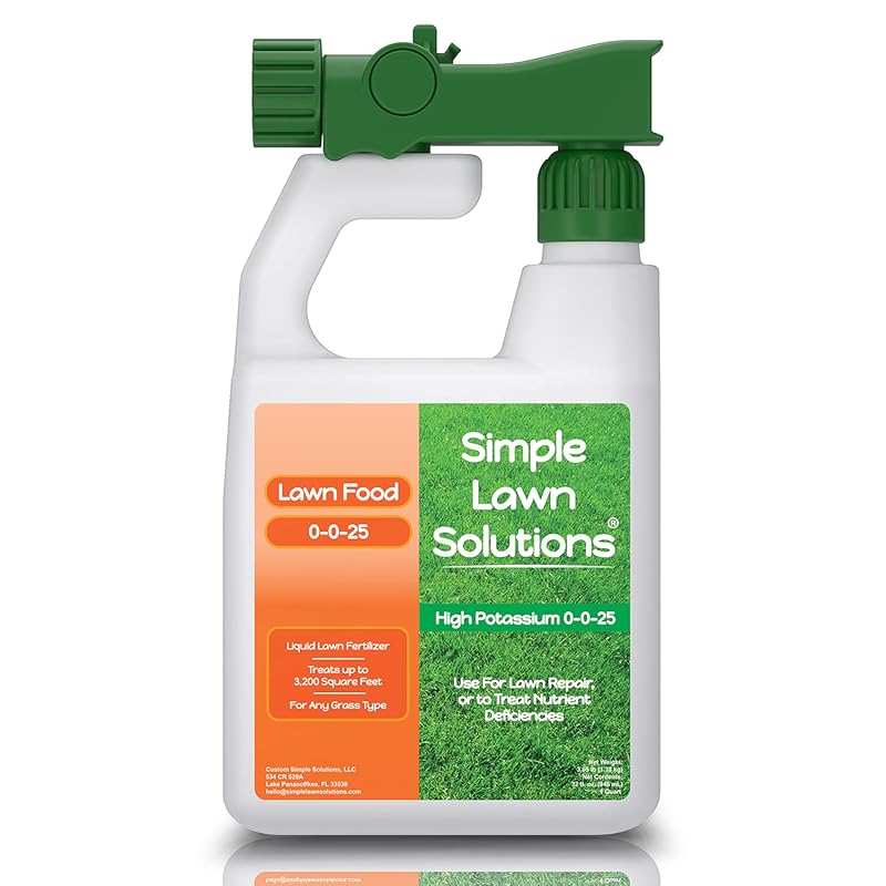 Simple Lawn Solutions 0-0-25 High Potassium Liquid Fertilizer for Turf