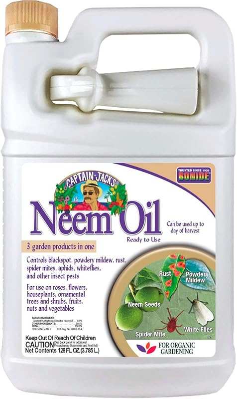 Bonide Captain Jack's Neem Oil 128 oz Ready-to-Use, Organic Fungicide,