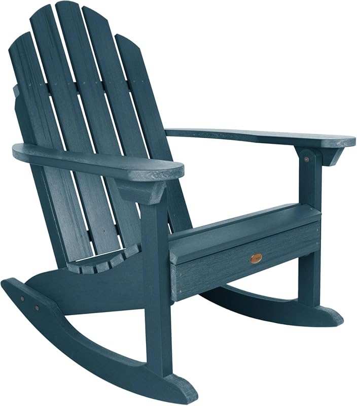 Highwood Classic Westport Adirondack Rocking Chair in Nantucket Blue