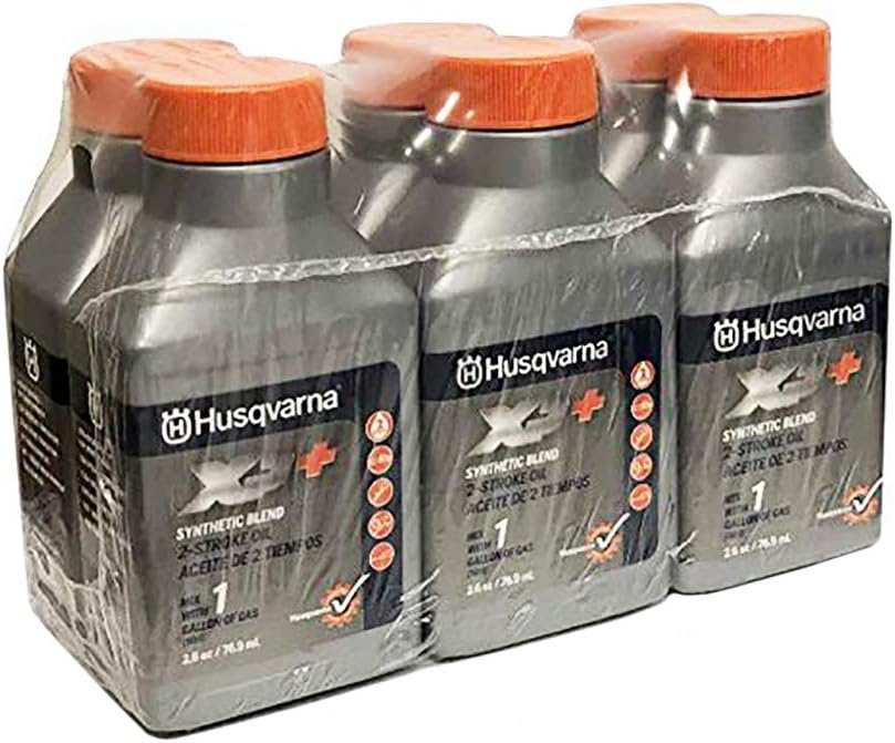 Husqvarna XP+ 2-Stroke Oil, 2.6 oz, 6-Pack