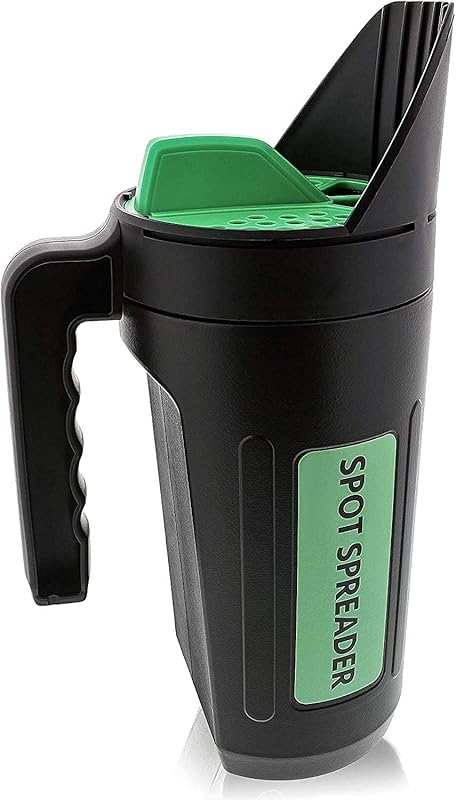 80 Oz Hand Spreader Shaker for Seed, Salt, Fertilizer, Ice Melt - Mult