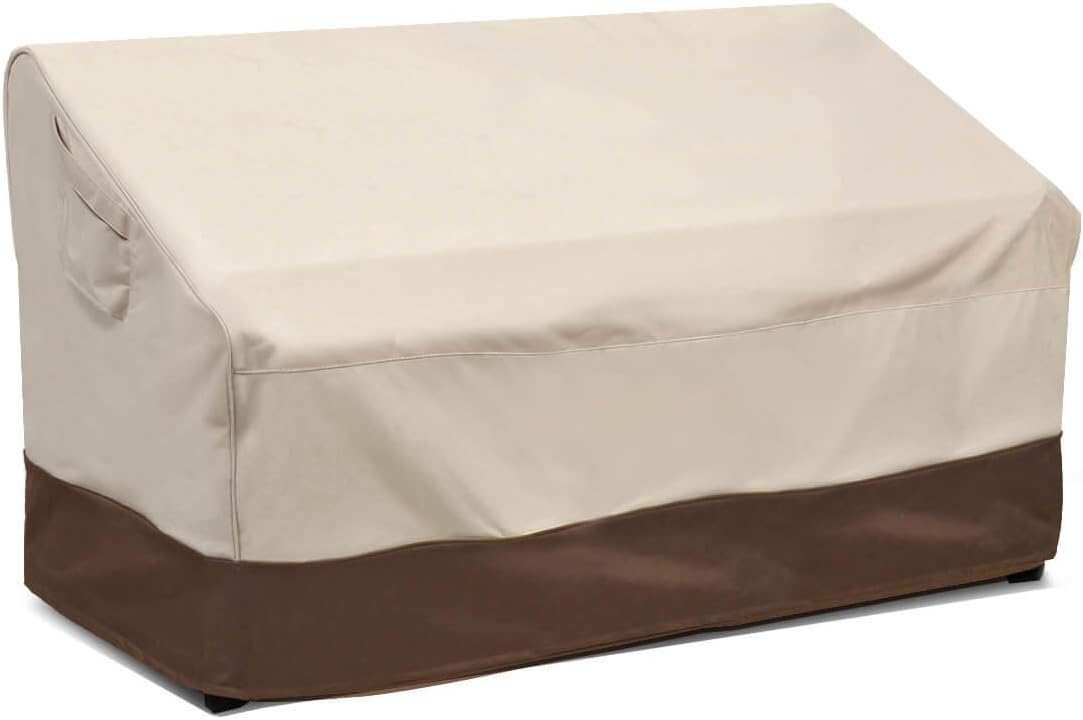 Vailge 100% Waterproof Heavy Duty 2-Seater Patio Bench Loveseat Cover 
