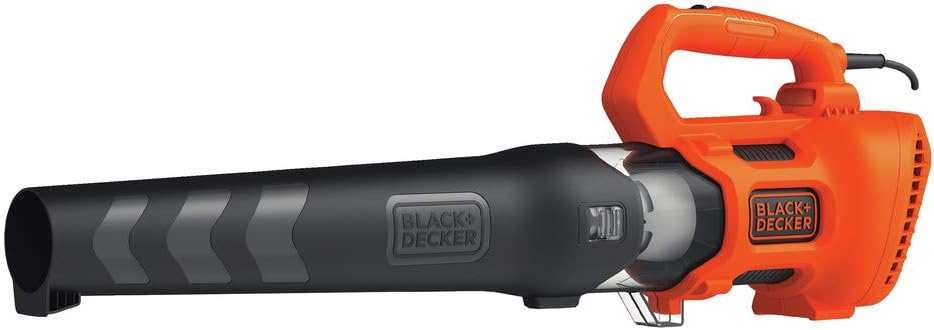 BLACK+DECKER 140 MPH Corded Electric Leaf Blower, 450 CFM Axial Power 