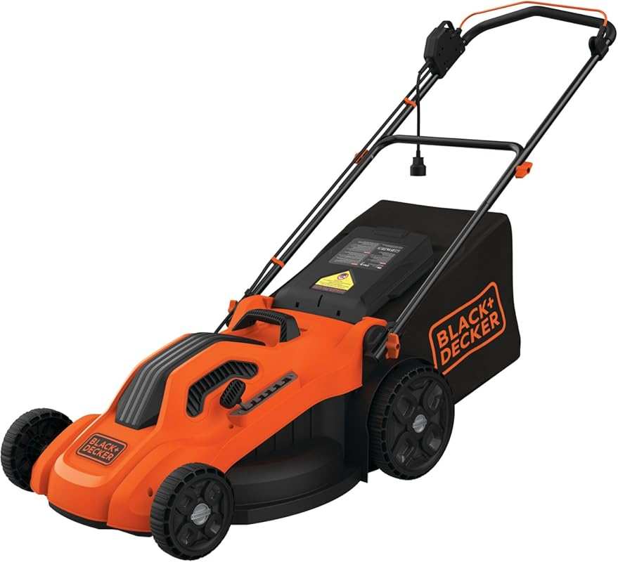 BLACK+DECKER 20-Inch 13 Amp Corded Electric Mower with 6-Height Settin