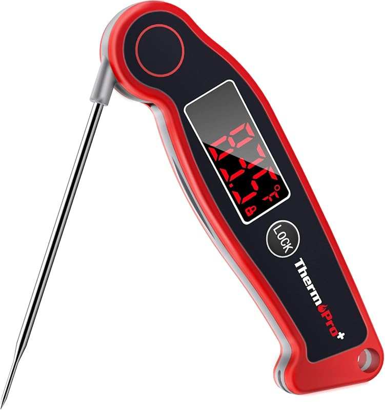 ThermoPro TP19 Waterproof Digital Meat Thermometer with Ambidextrous B