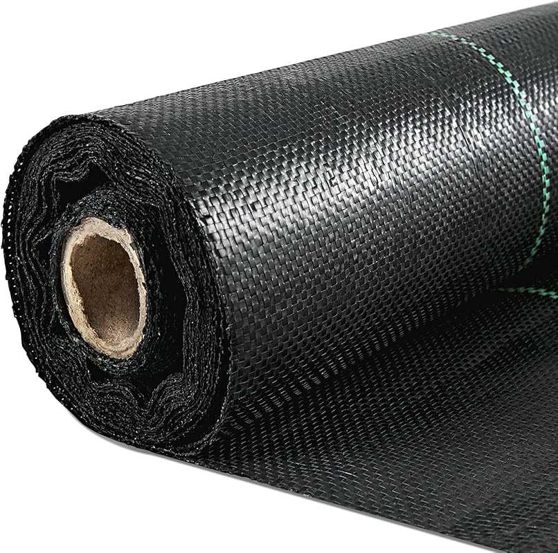 Happybuy 6x300ft Premium 2.4oz Weed Barrier Landscape Fabric, Heavy Du
