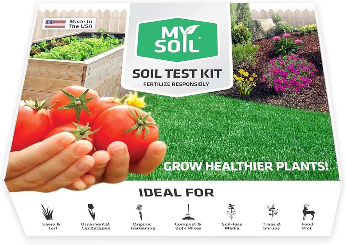 MySoil Soil Test Kit: Complete Accurate Nutrient & pH Analysis for Law