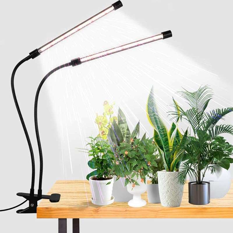 GooingTop 6000K Full Spectrum LED Clip Grow Light with Red/White LEDs 