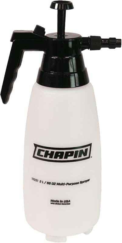 Chapin 2 Liter/.52 Gallon 10031 Handheld Pump Sprayer with Adjustable 