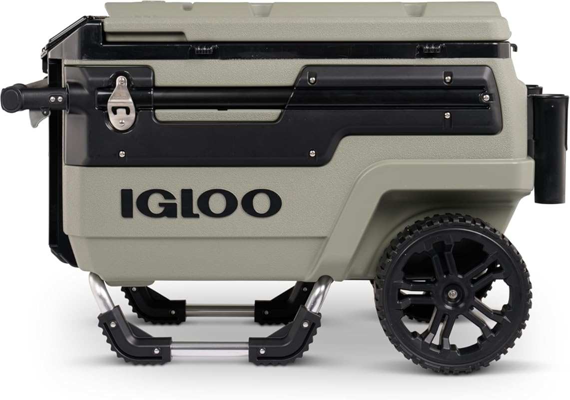 Igloo Trailmate Journey 70Qt Wheeled Cooler: Insulated hard shell ice 