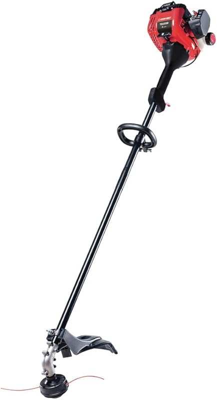 Troy-Bilt 25cc Gas String Trimmer with 16-Inch Cutting Swath, Red